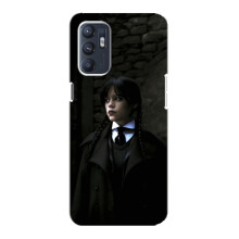 Чехол с дизайном Венздей 2 на Oppo Reno6 4G – Уэнсдей в костюме