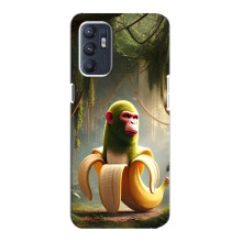Чехол с мемами тралалело тралала для Oppo Reno6 4G – Шимпанзини бананини