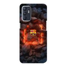 Чехлы для Оппо Рено 6 (4G) (VPrint) - ТОП ФК (ФК Барселона)