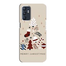 Різдвяні Чохли для Oppo Reno6 4G (VPrint) (Merry Christmas)