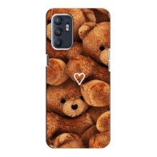 Чехлы Мишка Тедди для Оппо Рено 6 (5G) – Плюшевый медвеженок