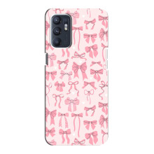 Чохол банти для Oppo Reno6 5G – Фон бантики