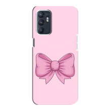 Чохол банти для Oppo Reno6 5G – Рожевий бантик
