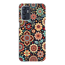 Чохол з принтом Килим для Oppo Reno6 5G – Квітковий килим