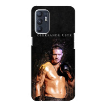 Чехол с картинкой Александр Усик для Oppo Reno6 5G – Чемпион Усик