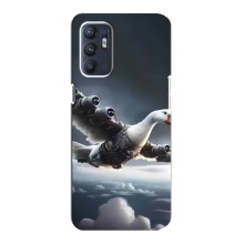 Чехол с мемом Тралалело тралала на Oppo Reno6 5G (Бомбардини гусини)