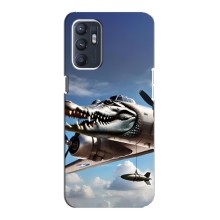 Чехол с мемом Тралалело тралала на Oppo Reno6 5G (Бомбардиро крокодило)