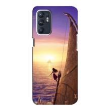 Чохол з мультфільмом Ваяна Oppo Reno6 5G (Ваяна в морі)