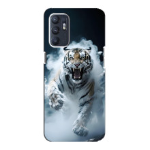 Чехол с картинкой «Хищники» для Oppo Reno6 5G – Тигр