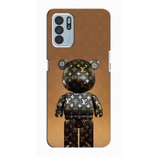 Чехлы для Oppo Reno6 Z - Bearbrick Louis Vuitton (PREMIUMPrint)