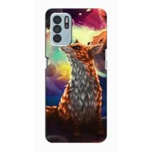 Чохли з картинкою Лисичка для Oppo Reno6 Z (VPrint) (Лисичка в космосі)