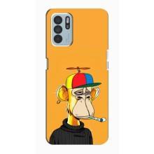 Чохли з Мавпами NFT для Oppo Reno6 Z (AlphaPrint) (Нудна мавпа NFT)