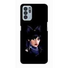 Чохол з картинкою Венсдей на Oppo Reno6 Z (Мила Венсдей)