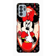 Чехол Disney Mouse Oppo Reno6 Z (PREMIUMPrint) (Минни Маус ЛВ)