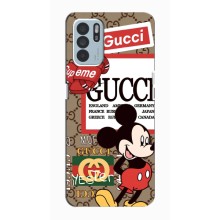 Чехол Disney Mouse Oppo Reno6 Z (PREMIUMPrint) (Стильный Микки)