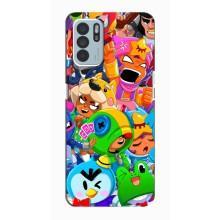 Чехол для Oppo Reno6 Z Бравл Старс (VPrint)
