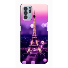 Чехол Эйфелева Башня для Oppo Reno6 Z - (AlphaPrint)