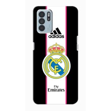 Чехол для Oppo Reno6 Z с принтом (Лого Real Madrid)