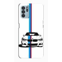 Чохол для OPPO Reno6 Z - з принтом БМВ (AlphaPrint) (Машина БМВ)
