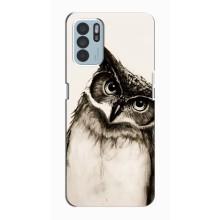 Чохол з пташками на Oppo Reno6 Z (VPrint) (Сова)