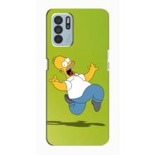 Чjхол з Сімпсонами для Oppo Reno6 Z (VPrint) (Гомер Сімпсон)