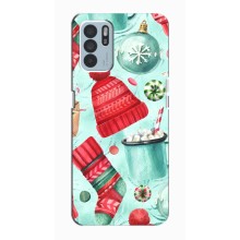 Чохол Санта Клаус для Oppo Reno6 Z (Одяг)