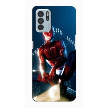 Чохол Супергерой Людина Павук на Oppo Reno6 Z (Павук на домі)