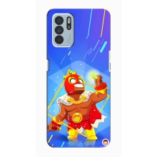 Чохол (ТПУ) з Героями Бравл Старс на Oppo Reno6 Z (Ель Прімо)