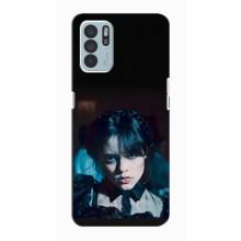 Чохли Венсдей на Oppo Reno6 Z Уенсдей (AlphaPrint) (погляд Венздей)