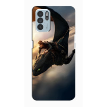 Чехол дракон Беззубик для Oppo Reno6 Z – Полет Беззубика