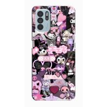 Чехол с кроликом Куроми на Oppo Reno6 Z – Коллаж Куроми