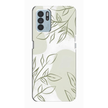 Чехол цветочный дизайн для Oppo Reno6 Z