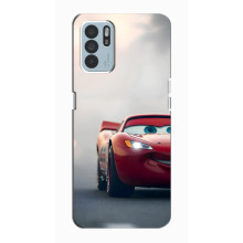 Силіконовий чохол Маквін для Oppo Reno6 Z – Маквін на трасі