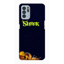 Чохол з мультфільмом Шрек на Oppo Reno6 Z – Шрек лого