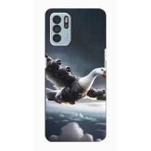 Чехол с мемом Тралалело тралала на Oppo Reno6 Z (Бомбардини гусини)