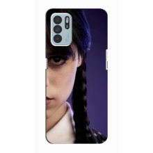 Чехол с дизайном Венздей 2 на Oppo Reno6 Z – Глаза Уэнсдей