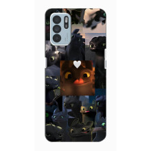 Чохол як приборкати дракона на Oppo Reno6 Z – Дракон колаж