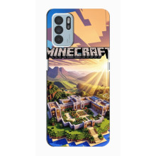 Чохол з картинками Майнкрафт для OPPO Reno6 Z – Minecraft