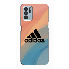 Чохол з картинкою Адідас на OPPO Reno6 Z (Адідас фон)