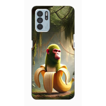 Чохол з мемами траралело тралала для Oppo Reno6 Z – Шимпанзіні бананіні