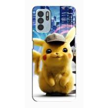 Чохол з Пікачу на Oppo Reno6 Z – Пікачу в місті