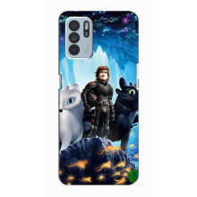 Чохол з принтом дракон Беззубик OPPO Reno6 Z (Гикавка з драконами)