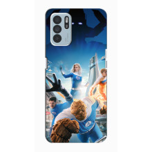 Чехол с принтом Фантастическая четверка для Oppo Reno6 Z – Герои Фантастической четверки