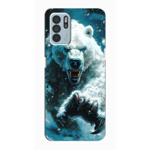 Чехол с картинкой «Хищники» для Oppo Reno6 Z – Медведь
