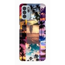 Силіконовий чохол з КАРТИНКАМИ літо для Oppo Reno6 Z (AlphaPrint) (Літня відпустка)