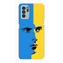Украинские Чехлы для Oppo Reno6 Z с картинкой УПА (AlphaPrint) (Степан Бандера)