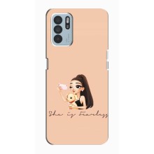 Силіконовый Чохол на Oppo Reno6 Z з картинкой Модных девушек (З собакою)