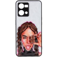 TPU+PC чехол Prisma Ladies для Oppo Reno 7 4G – undefined