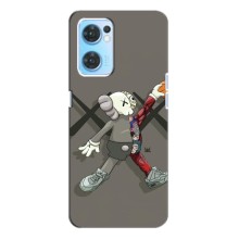 Чохли для Oppo Reno7 4G - Bearbrick Louis Vuitton (PREMIUMPrint) (Беарбрік Джордан)