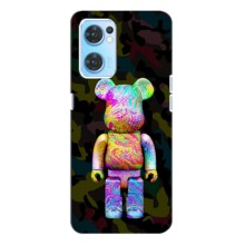 Чохли для Oppo Reno7 4G - Bearbrick Louis Vuitton (PREMIUMPrint) (Яскравий Bearbrick)